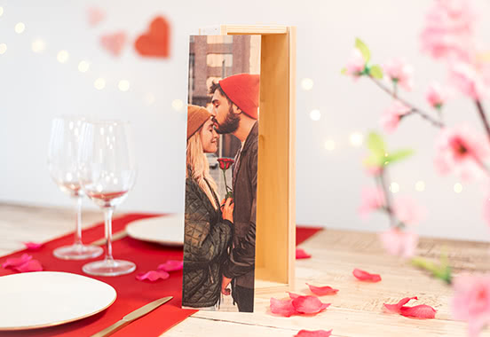 Houten wijnkistje Houten wijnkistje