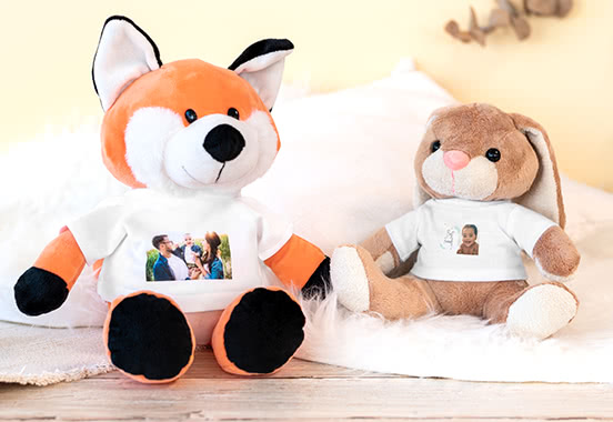 Knuffel met foto Knuffel met foto