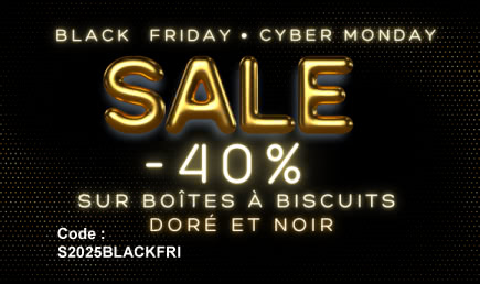 BOÎTES A BISCUITS DORE & NOIR