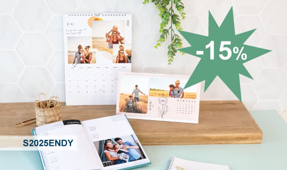 CALENDRIERS & AGENDAS -15%