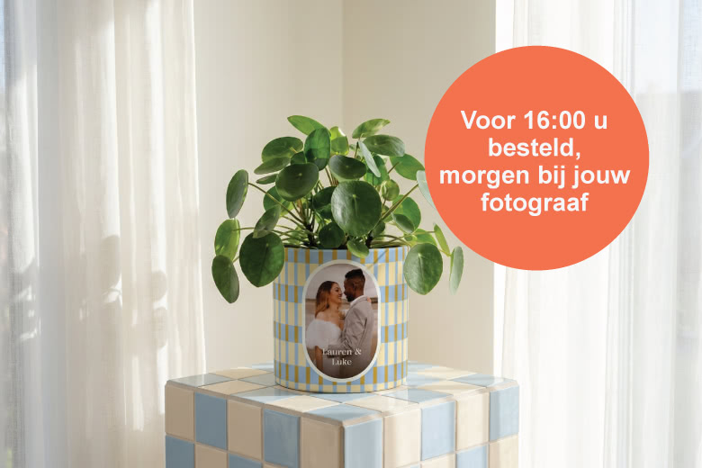 Snelle levering : bestel voor 16u, morgen bij je fotograaf