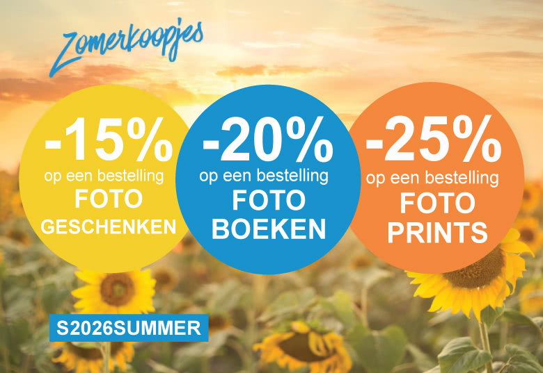 Promo fotoboeken - fotoprints - fotogeschenken