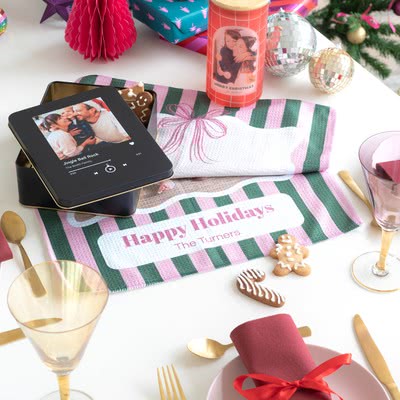 Décorations de table pour Noël