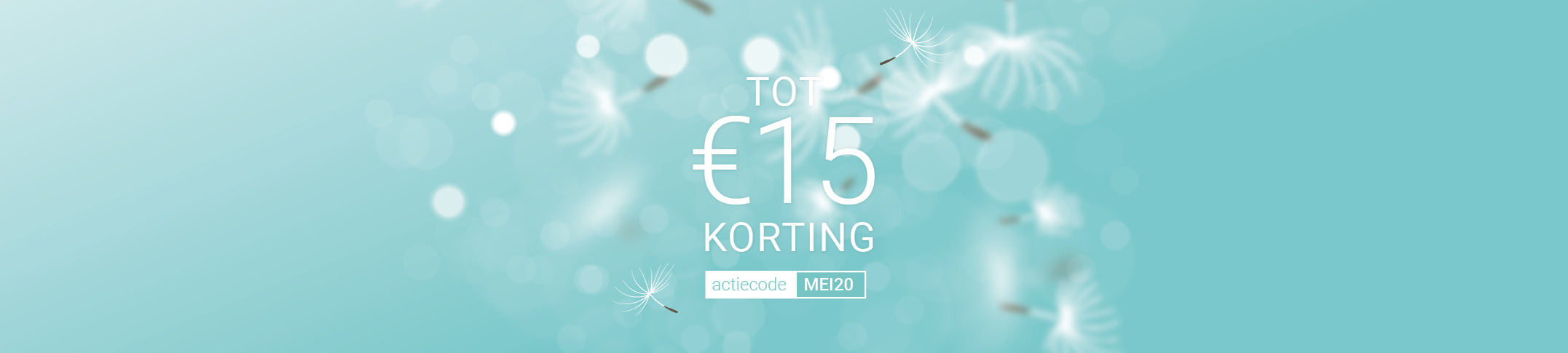 Actie van de maand maart Actie van de maand maart