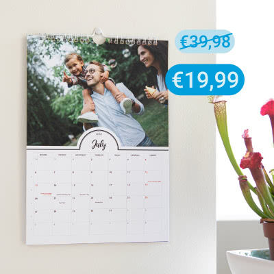 Bon wandkalender A4 staand