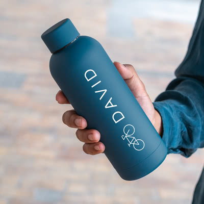 Water Bottle Dark Blue