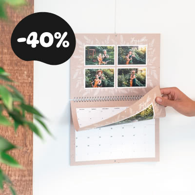 Grote wandkalender A3 flip