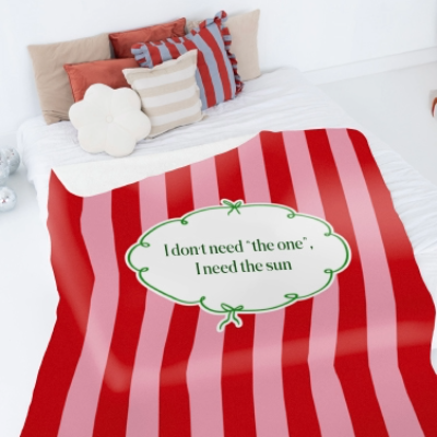 Gepersonaliseerd fleece deken