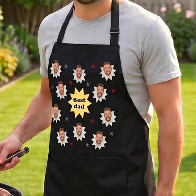 Custom apron with AI image