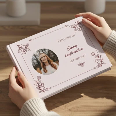 Fotobog til konfirmation