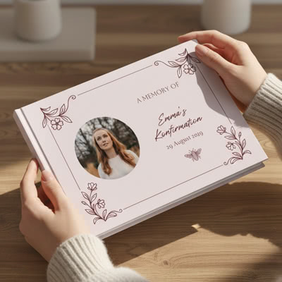 Valokuvakirja rippijuhlat