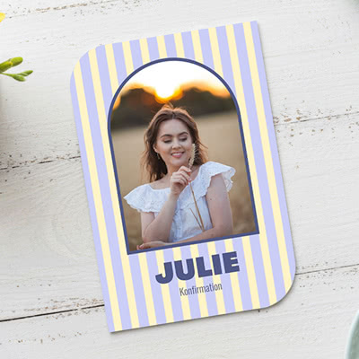 Takkekort til konfirmation