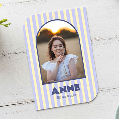 Takkekort til konfirmasjon