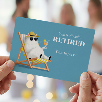 Invitations for your retirement party