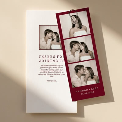 Two-piece card - 12 pcs