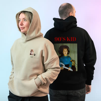 Personalised hoodie