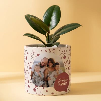 Pot de fleurs personnalisé
