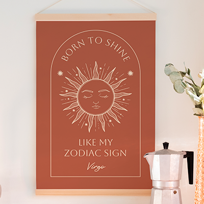 Poster with Magnetic Hanger