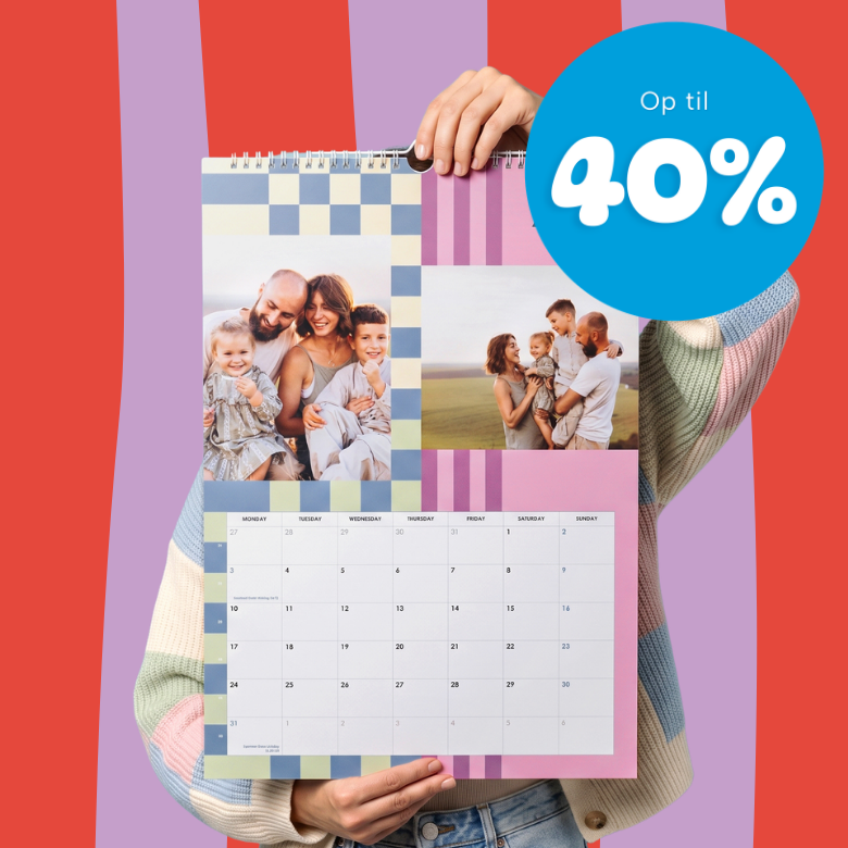 Vægkalender med billeder
