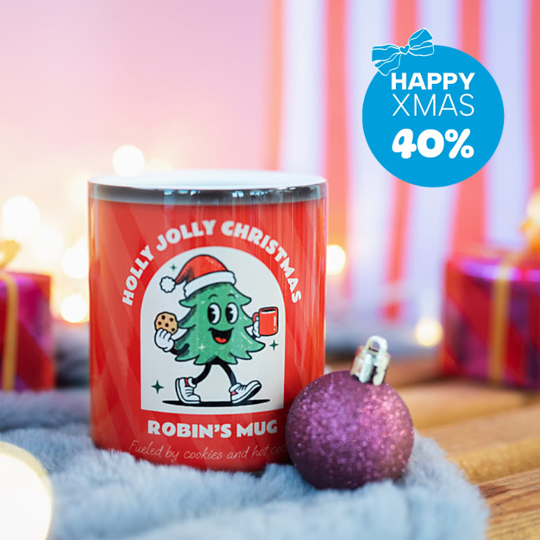 Personalised & fun christmas gifts - up to 40 % off!