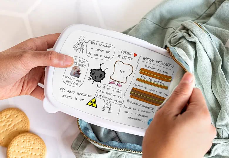 Bestel jouw Sociaal Incapabele Michiel brooddoos tvv Pelicano