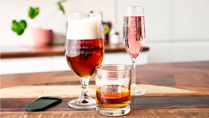 Celebrate life with personalised glasses