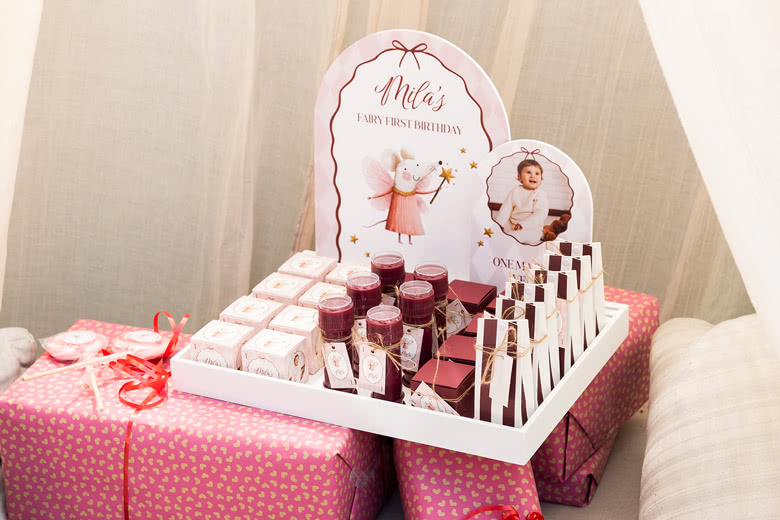 Gastgeschenke zum 1. Geburtstag
