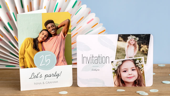 Create beautiful birthday invitations