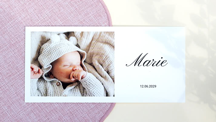 Partagez l’heureuse nouvelle avec un faire-part de naissance