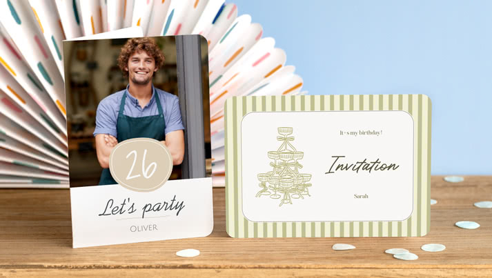 Invitations pour une fête de départ à la retraite
