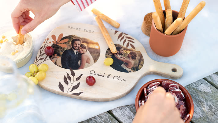 Personalised gifts made from natural materials