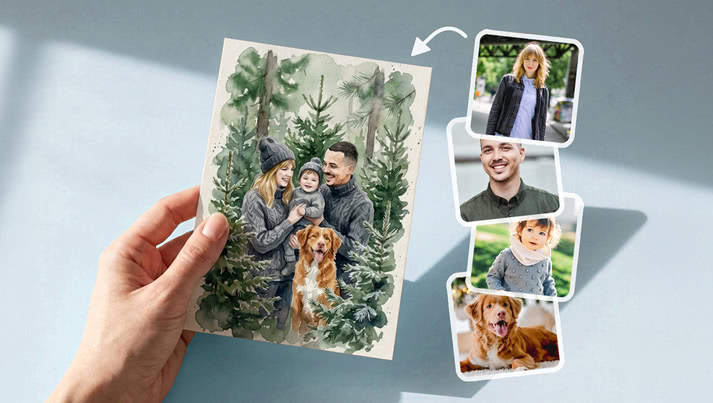 All together in one photo: create the perfect family photo