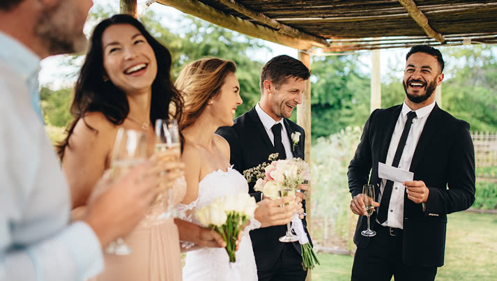 Thank your wedding witness with a special gift