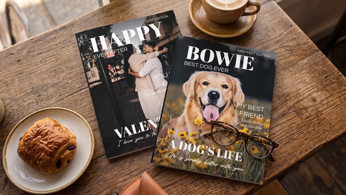 Creating a personal magazine as an original gift