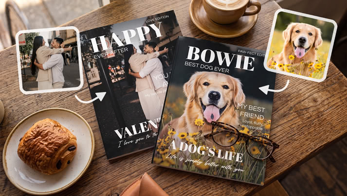 Creating a personal magazine as an original gift