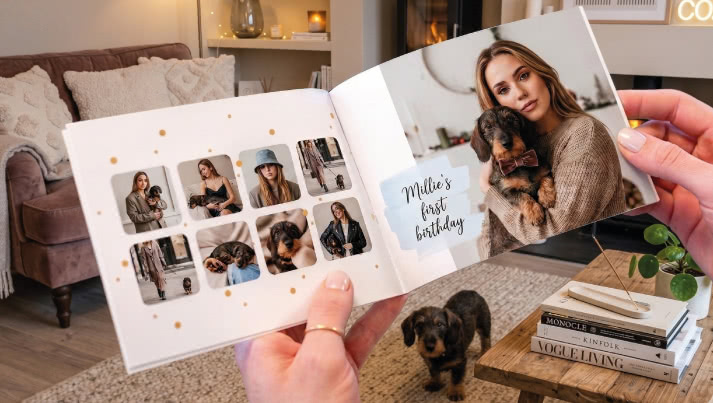 Fotoboek Medium liggend - zachte fotokaft