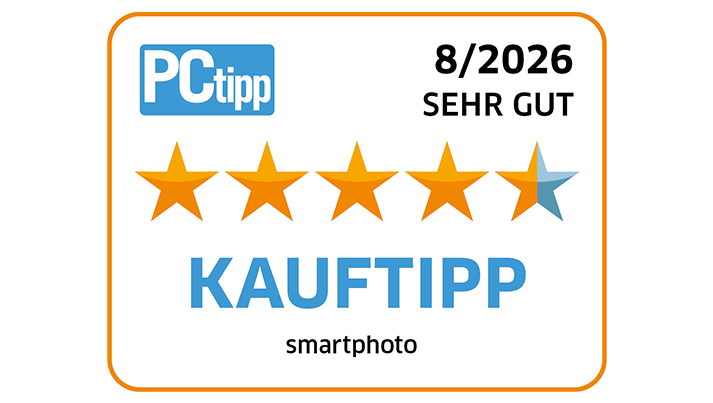 PCtipp-Kauftipp: smartphoto Fotobuch XL Quadrat im Test