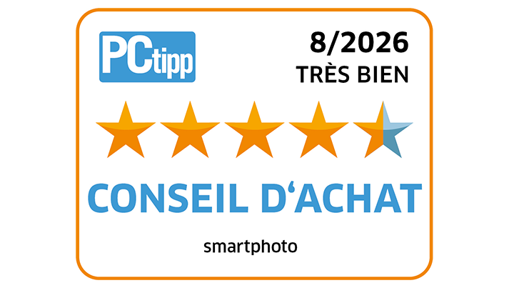 Recommandation d'achat PCtipp : Le livre photo XL Carré de smartphoto au banc d'essai