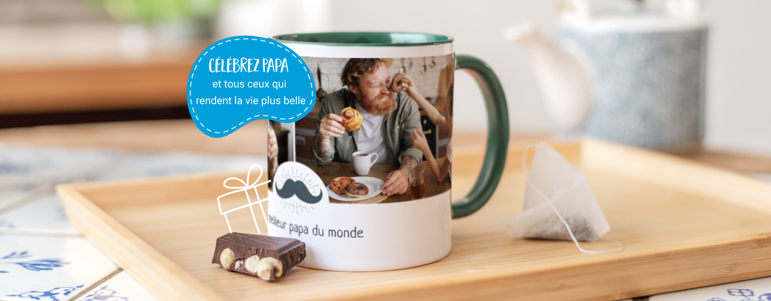 Fête des Pères - cadeaux et souvenirs personnalisés avec smartphoto