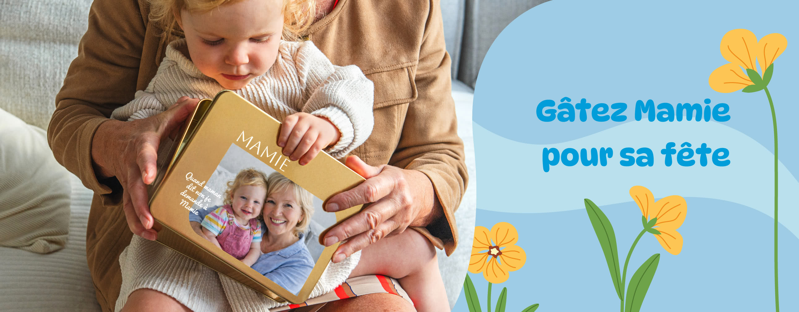 Fête des Grands-Mères - cadeaux personnalisés pour fête des mamies - Smartphoto 