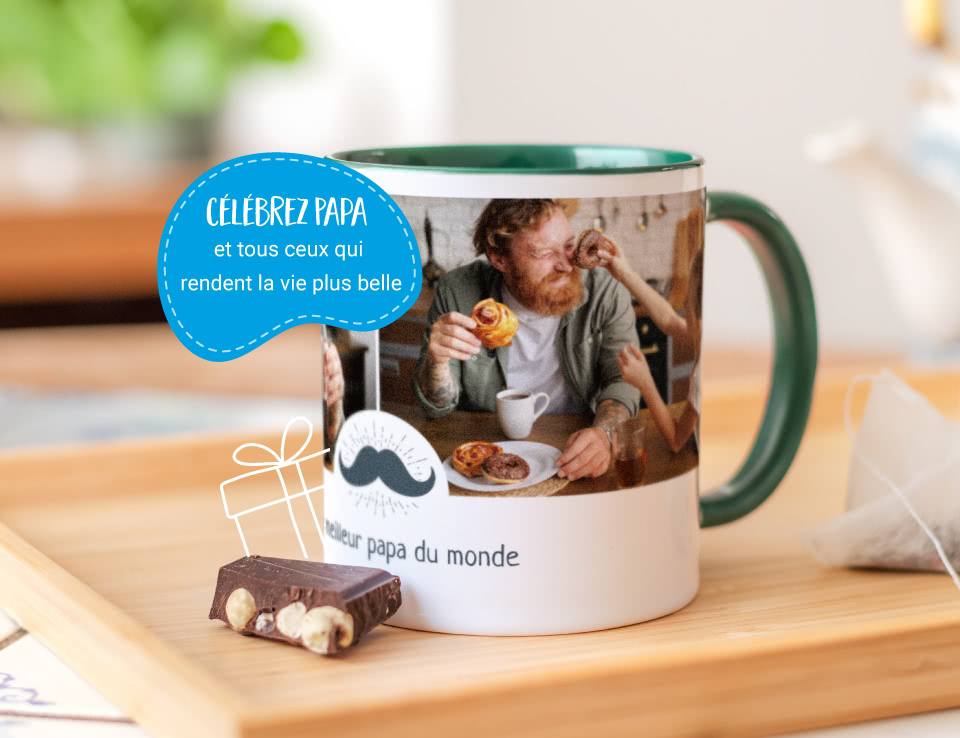 Fête des Pères - cadeaux et souvenirs personnalisés avec smartphoto