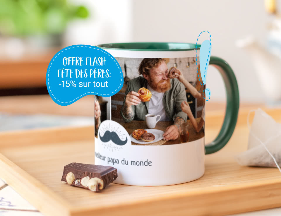 Fête des Pères - cadeaux et souvenirs personnalisés avec smartphoto