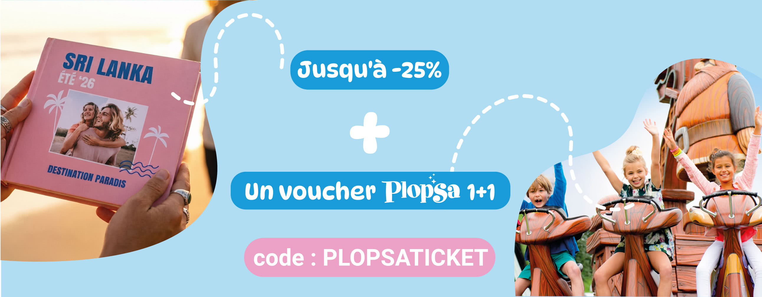 Promo Plopsa 1+1 voucher
